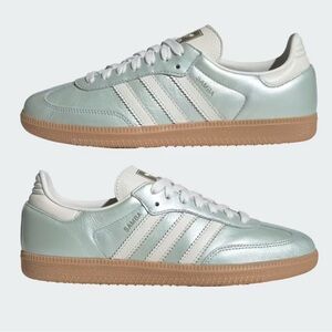 Adidas Samba OG sneakers metallic green